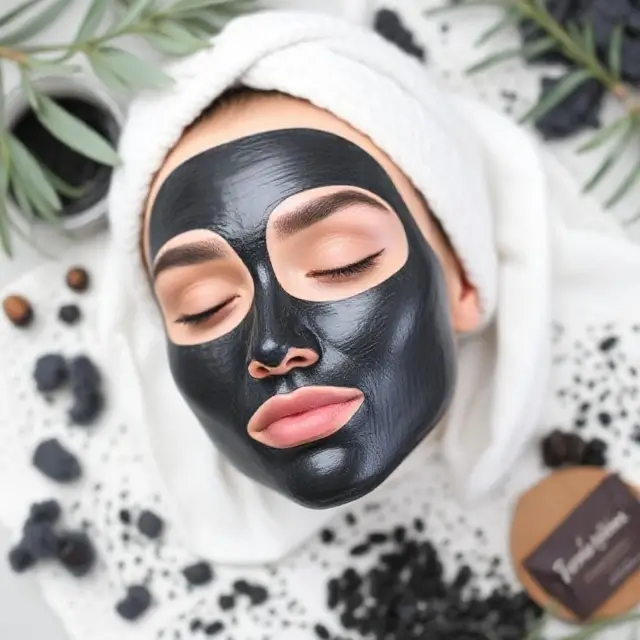 Charcoal face mask