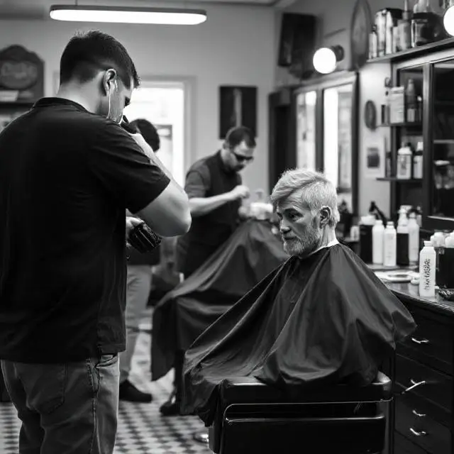 Behind the scenes at the barbershop