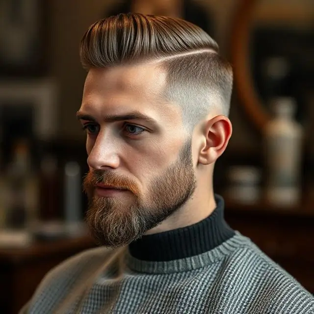 A timeless classic gentleman's haircut