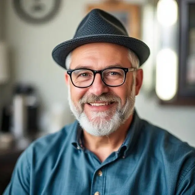 Portrait of Leo Maxwell, Senior Barber