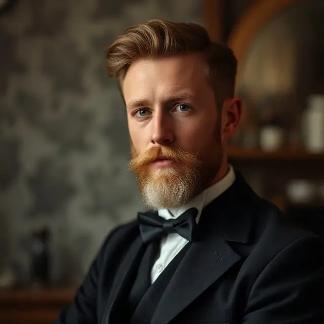 Portrait of Elias Vance, Junior Barber