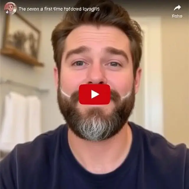 Video testimonial about a first-time hot shave